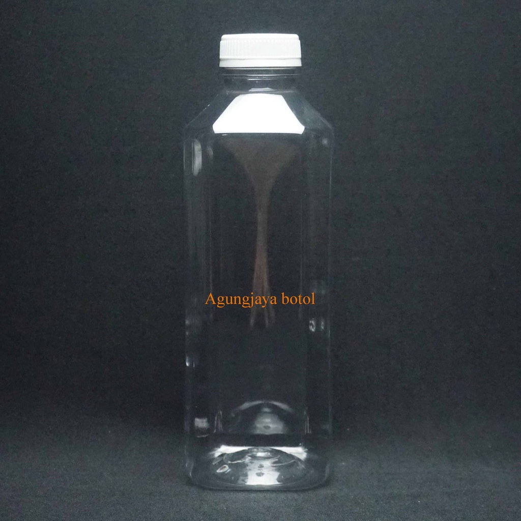 Botol Juice 1000 Ml Kale Kotak Natural / Botol Kale 1000 ml / Botol Coffe