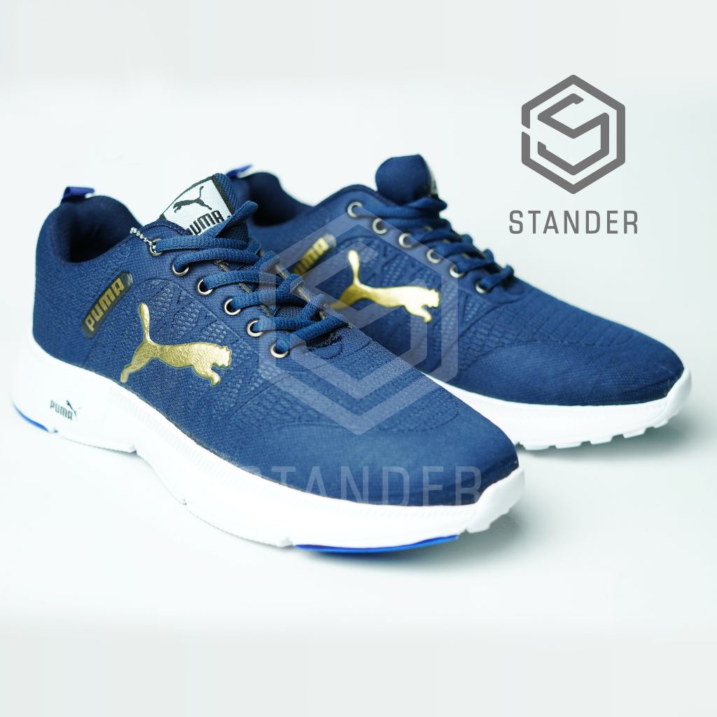 Sepatu olahraga pria wanita puma gold - sepatu running - sepatu fashion PM gold
