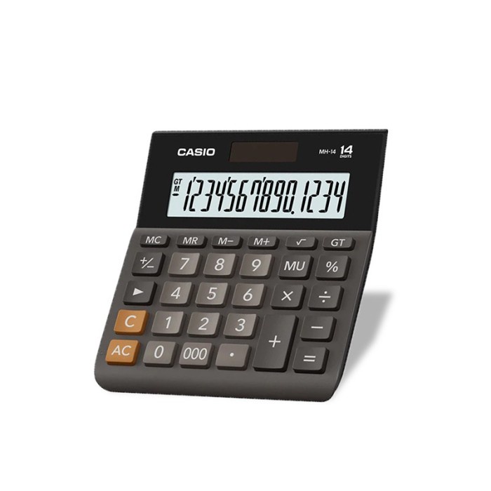 

cusss order] Casio Calculator MH-14 Black - 14 Digit