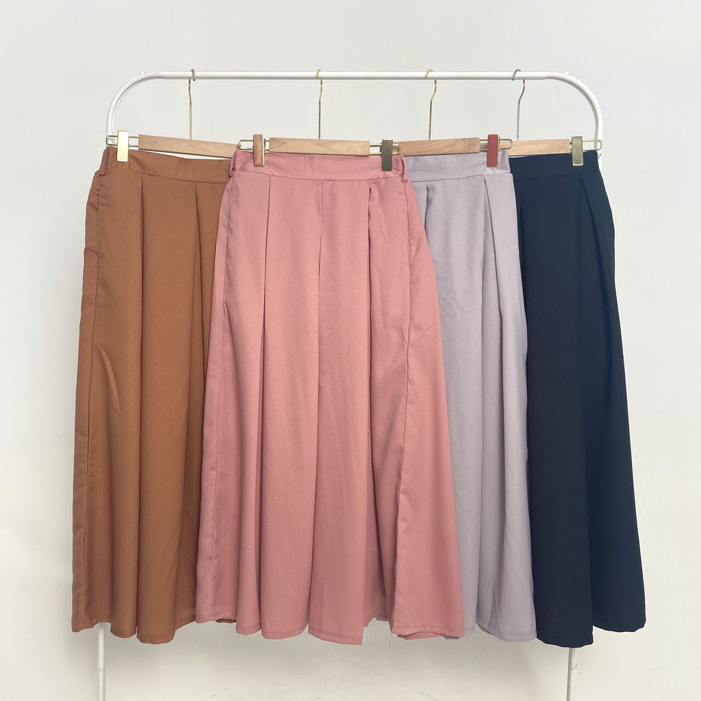 ROK MOSS CREPE VELLY PANTS KANTOR DAILY PREMIUM KOREA B633