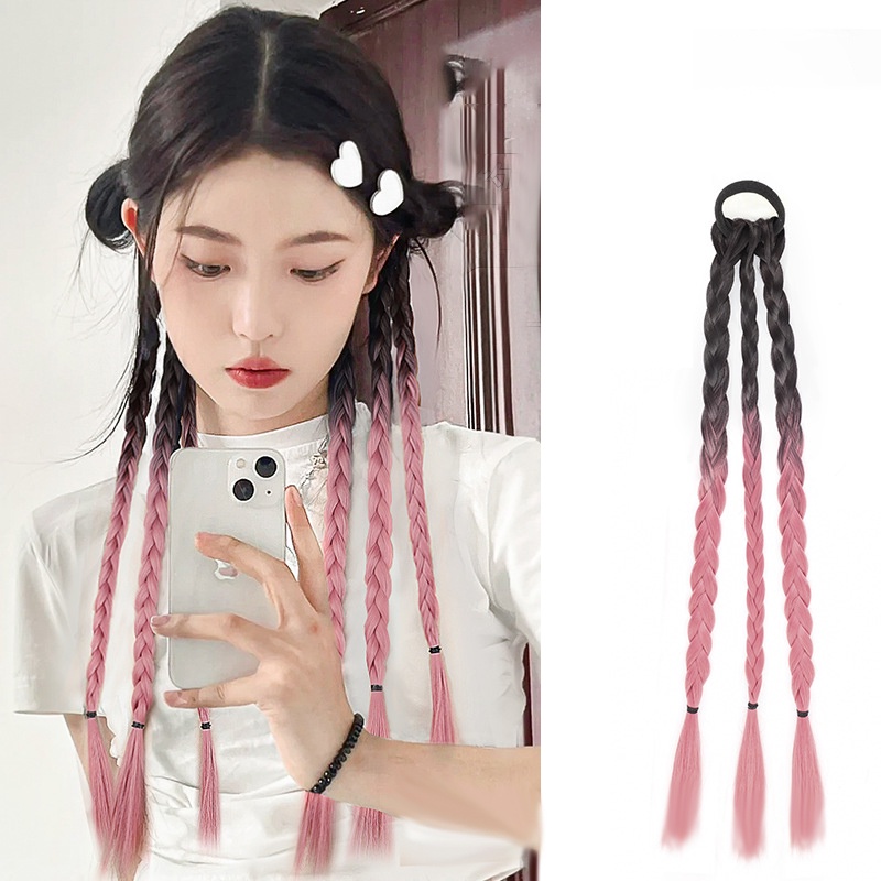 1pc Tali Rambut Kepang Twist Untuk Aksesoris Wanita