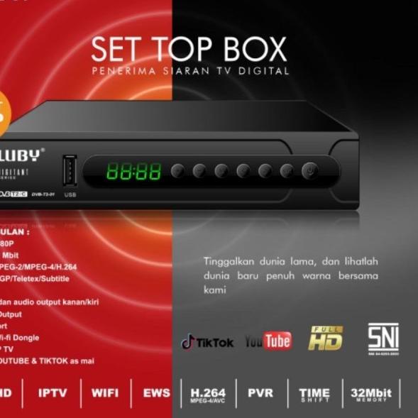 SET TOP BOX LUBY DVB T2 01/ LUBY DVB-T2-01/ LUBH SET TOP BOX - STB LUBY