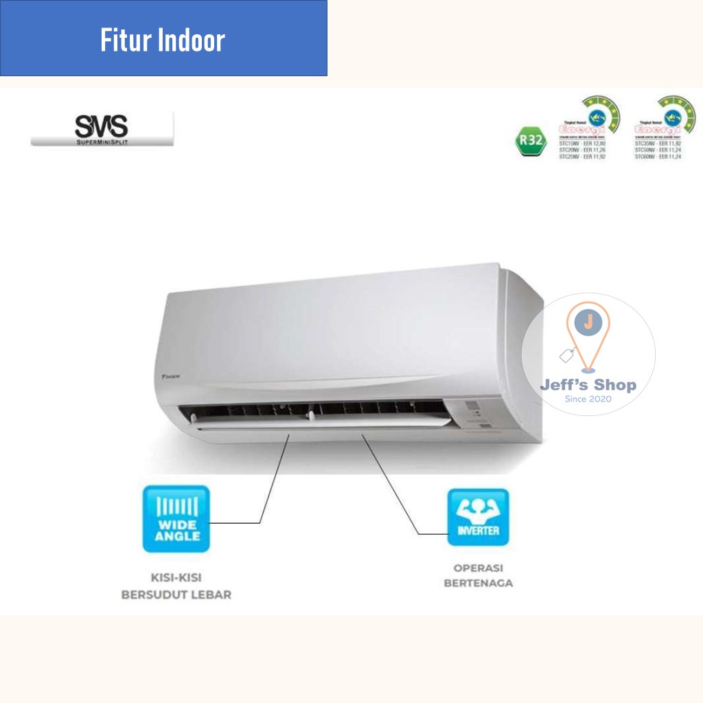 AC Daikin 1 PK Super Mini Split - STC25NV