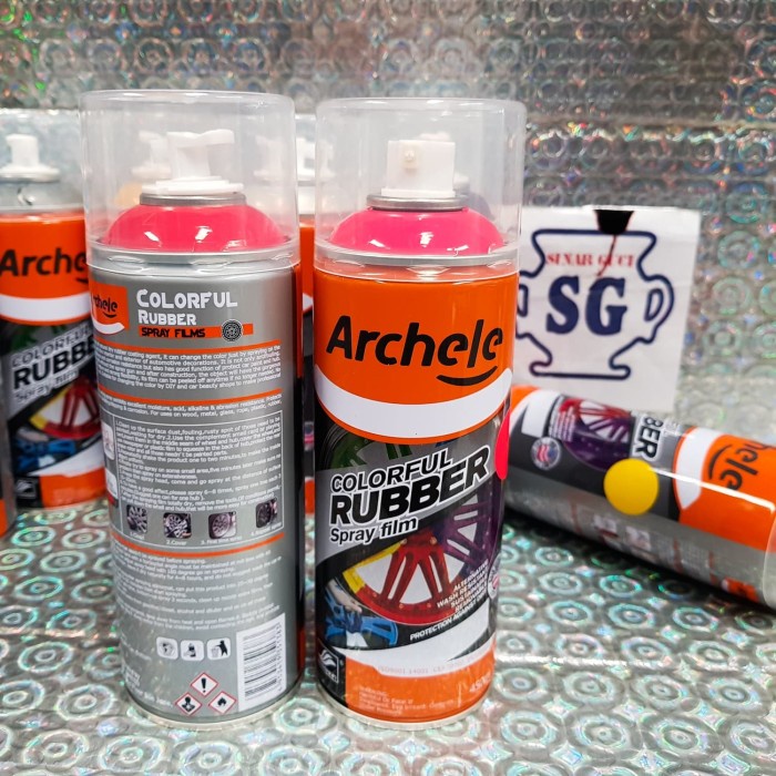 .........] Archele rubber spray film cat semprot karet sticker pilox pilok pylox