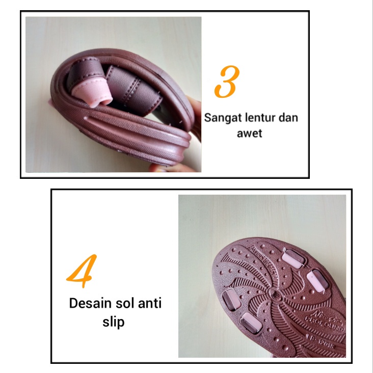 sogo NEW ERA LB 12018 Sandal Karet Wanita Slop Sandal Slop Jelly Sandal Slop Wanita Kekinian Style Terbaru