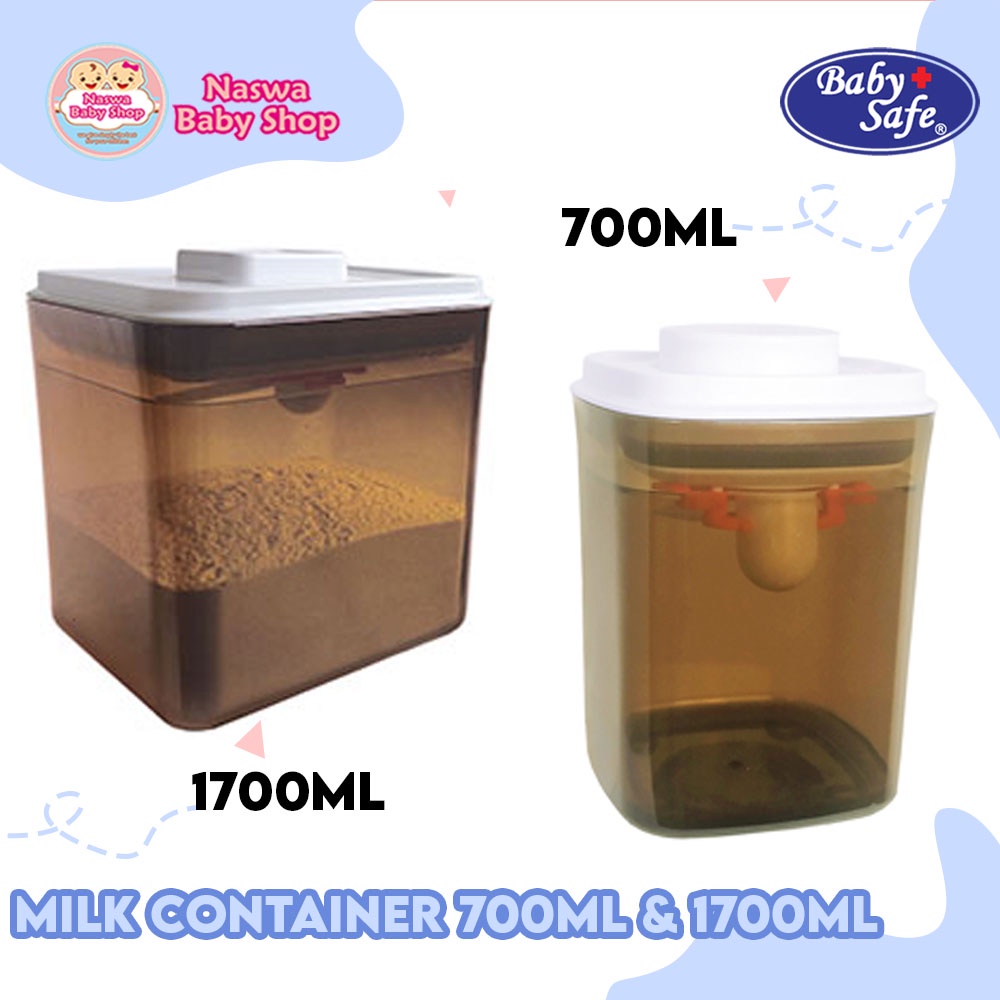 Jual Baby Safe Milk Powder Container Wadah Susu Bubuk 700ml & 1700ml