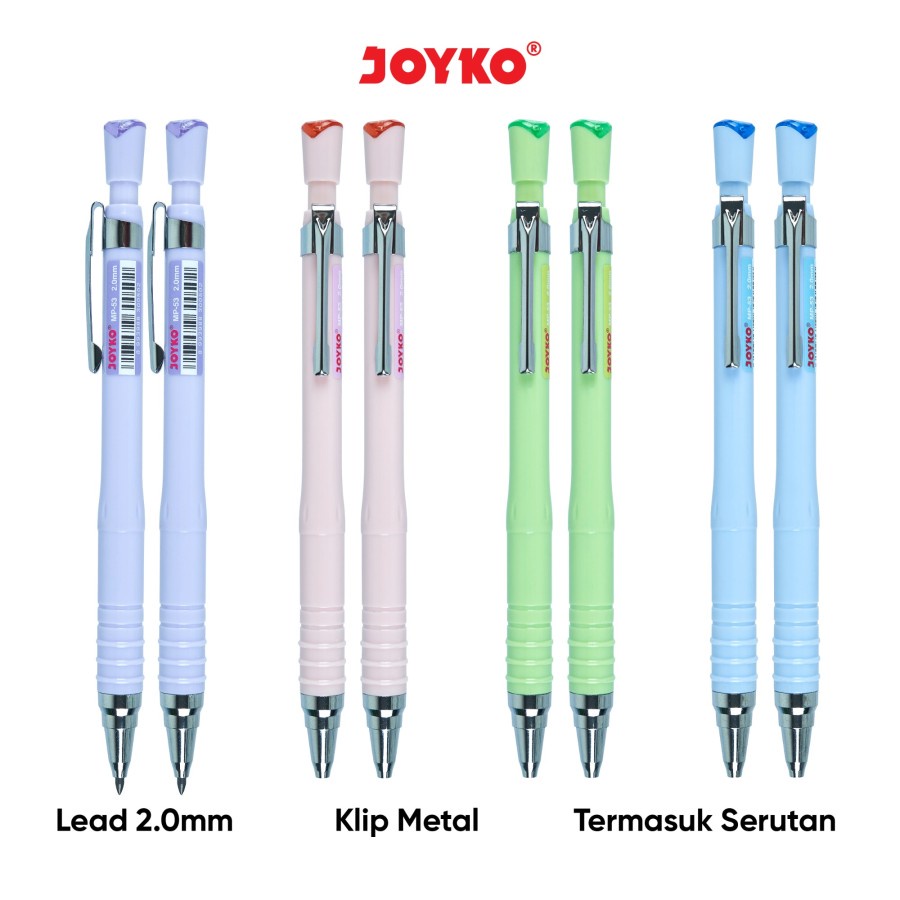 Pensil Mekanik | Mechanical Pencil Joyko MP-53 2.0 mm [1 LUSIN]