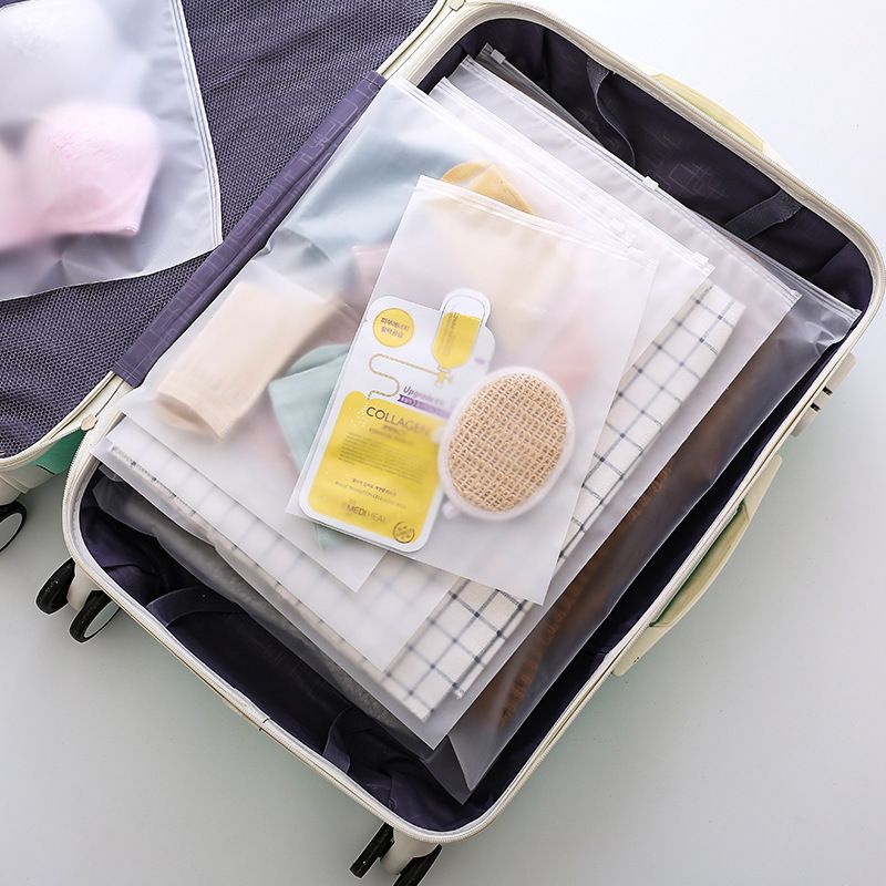 1234OS - Zipper Lock Polos / Storage Bag Travel Dengan Zip Lock ( Portrait ).