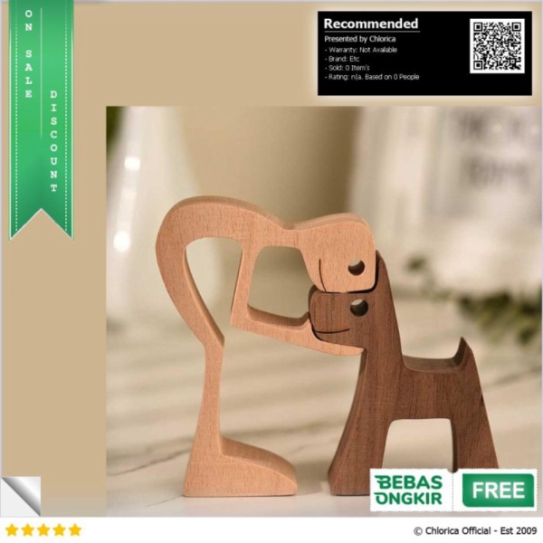 

Dijual KBXLIFE Dekorasi Meja Wood Dog Craft Ornament Sculpture - GPL036 - Coklat Etc Berkualitas
