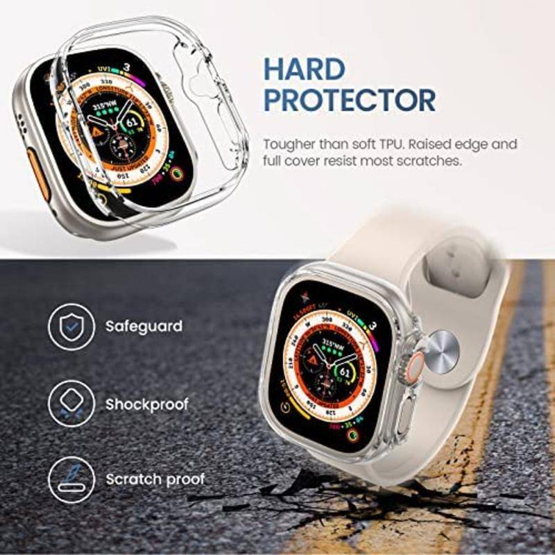 Case Pelindung Smartwatch Apple Watch Ultra 49mm 49mm Desain Hollow Tahan Jatuh