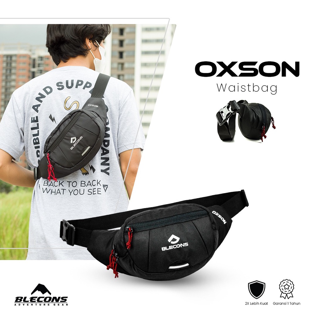 BLECONS Waist Bag - Oxson Tas Pinggang