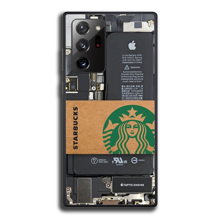 Casing Case Samsung Note 20 10 9 8 7 Ultra Plus FE Lite Machine Board iPhone Starbucks YD0315
