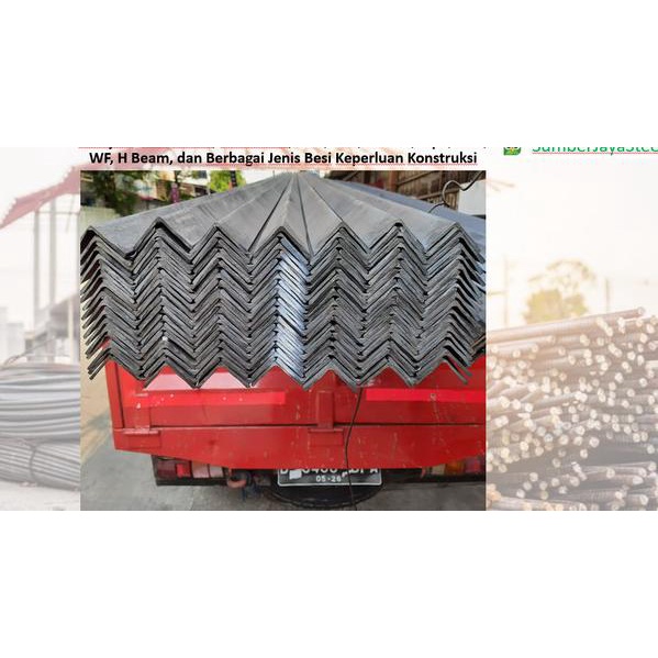 Besi Siku 4 cm x 4 cm x 6 M - Std
