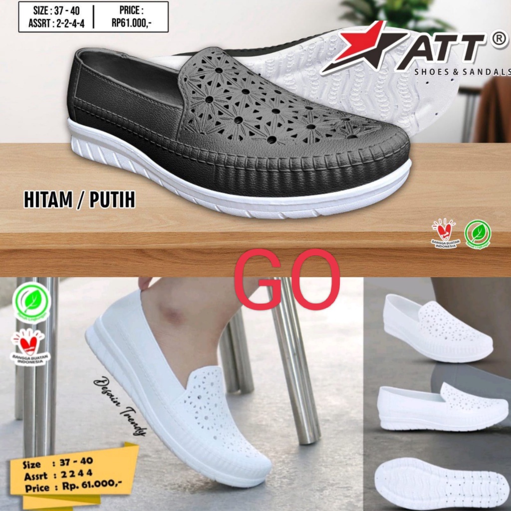 sogo ATT SLN 495 SLP 04 &amp; NEW ERA LB 12001 SEPATU KARET SLIP ON WANITA Sepatu Cewek Anti Air Empuk Tidak Lecet Ringan