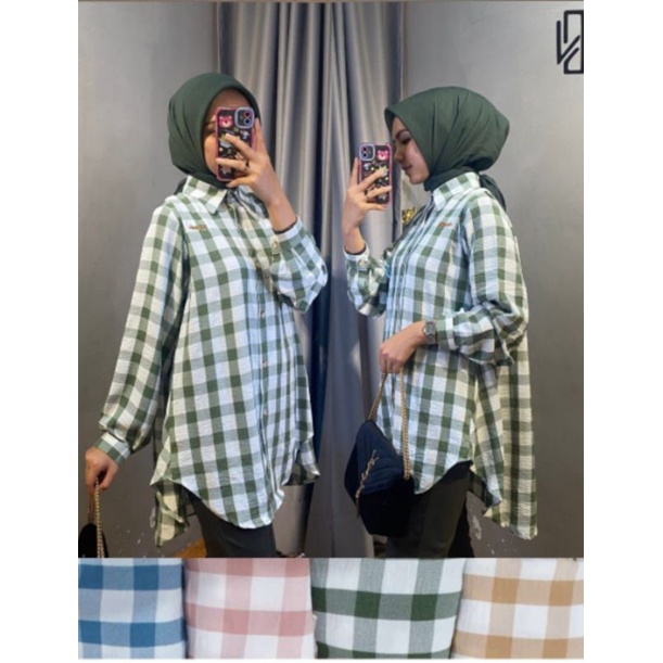TUNIK KEMEJA CRINCLE IMPORT By Winody