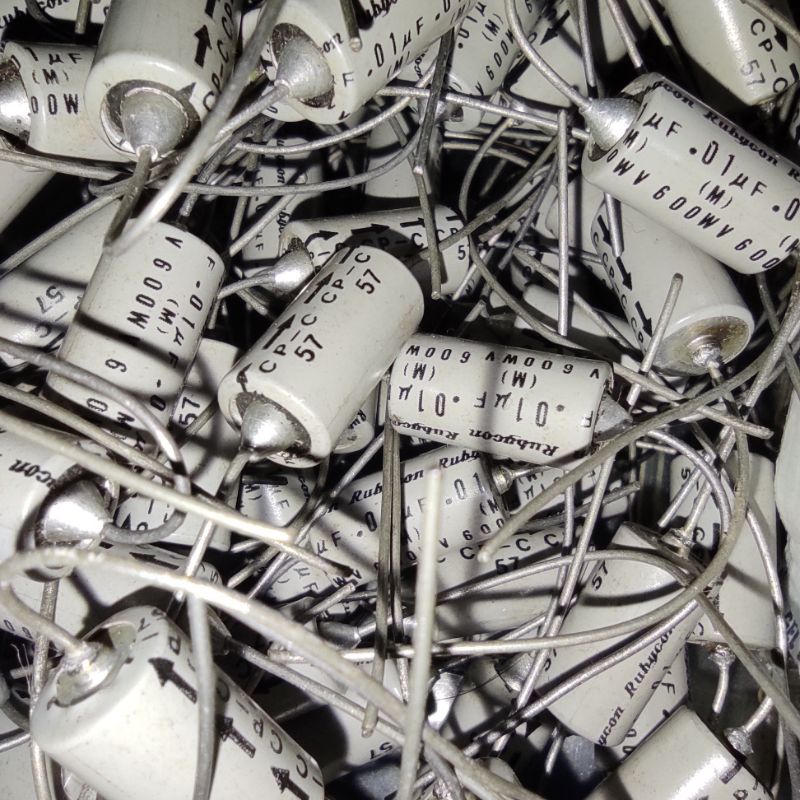 0.01uf 10Nf Rubycon Axial CP-C 600MV Japan Capacitor NOS Vintage Audio Amplifier Tube Radio Kapasito