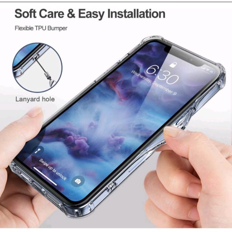 clear bening/Softcase transparan bening protect camera for Oppo A57-4G-2022
