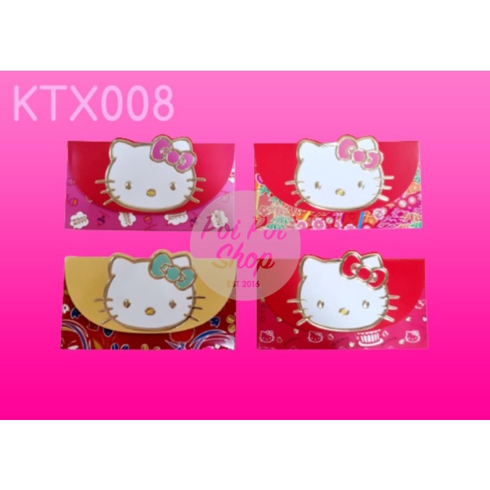 

ANGPAO IMLEK KARTUN HK HELLOKITTY DOMPET 3D SHIO KELINCI 2023 ANGPAU - KTX008