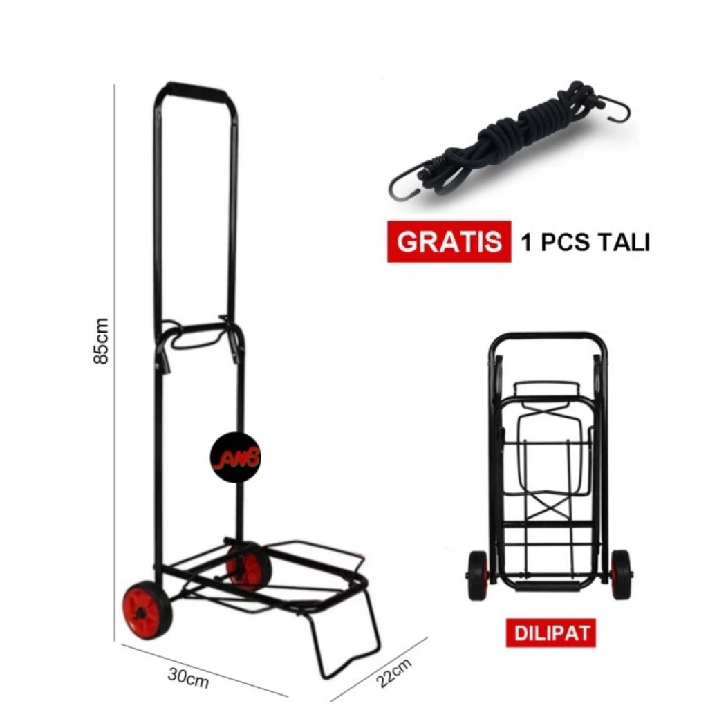 Trolley / Troli Lipat / Troli Bonus Tali Serbaguna Portable Galon Elpiji LPG Trolly