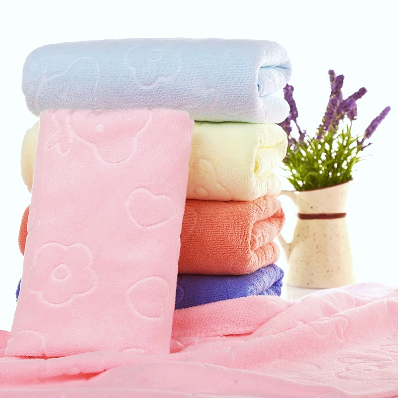 Handuk Polos - Handuk ukuran 30x60cm - Handuk Polos Embos Nyerap Air