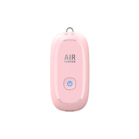 TERLARIS Kalung Purifier Anti Virus Covid Corona Alat Pembersih Udara Original - M8 Pink