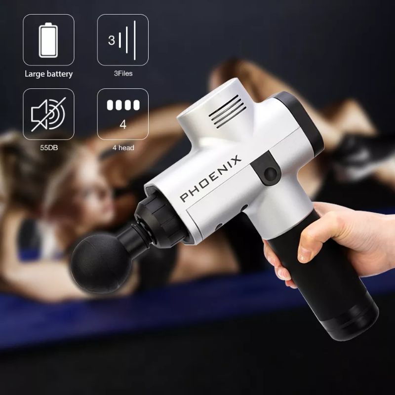 Phoenix A2 Massage Gun Muscle Relaxation Deep Tissue Massager Dynamic Therapy Vibrator Shaping Pain Relief Back Foot Massager