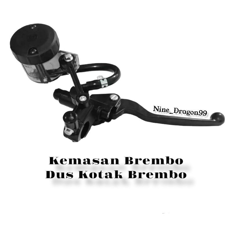 Master rem kanan tabung big smoke brembo plus handle kiri rem kopling model RCB universal