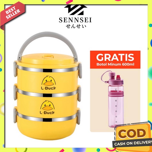 Lunch Box Peaktis Kotak Makan Plastik Anti Air Lucu Karakter Smp Murah Premium Kekinian Anti Tumpah 