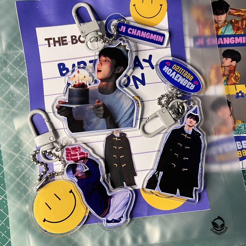 Sticker Keyring Q Changmin The Boyz Birthday Editon