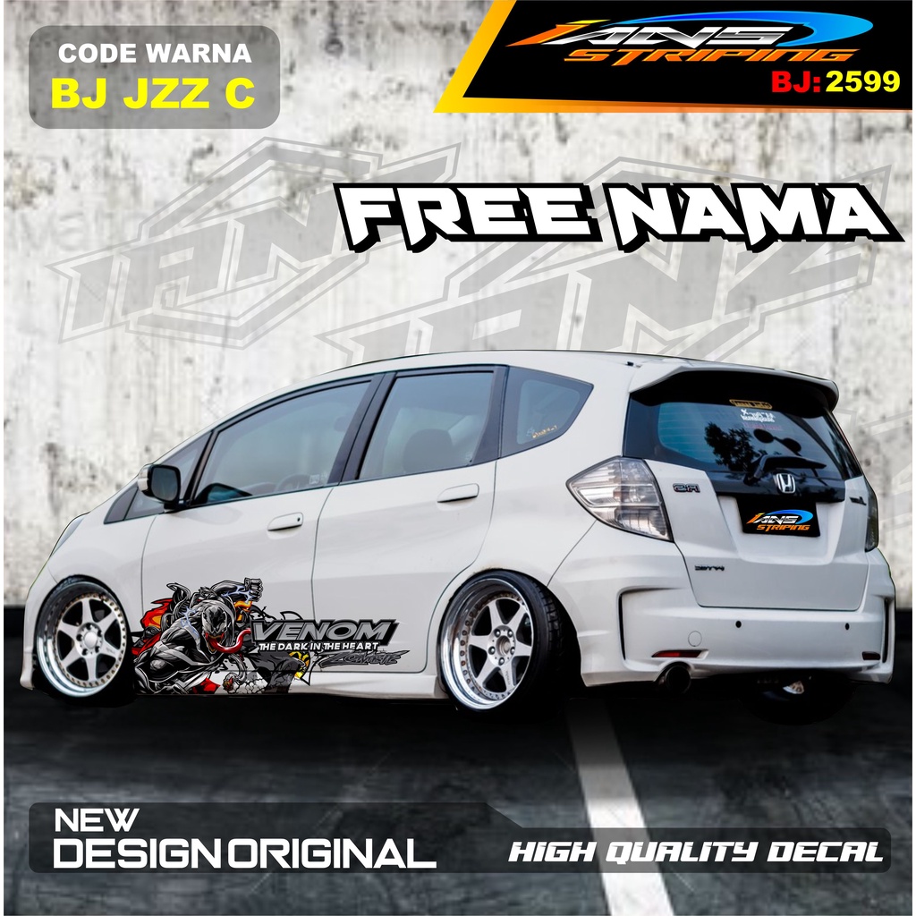 STICKER VARIASI MOBIL BRIO, JAZZ / STICKER MOBIL /DECAL STICKER MOBIL / STIKER JAZZ, AGYA, AYLA