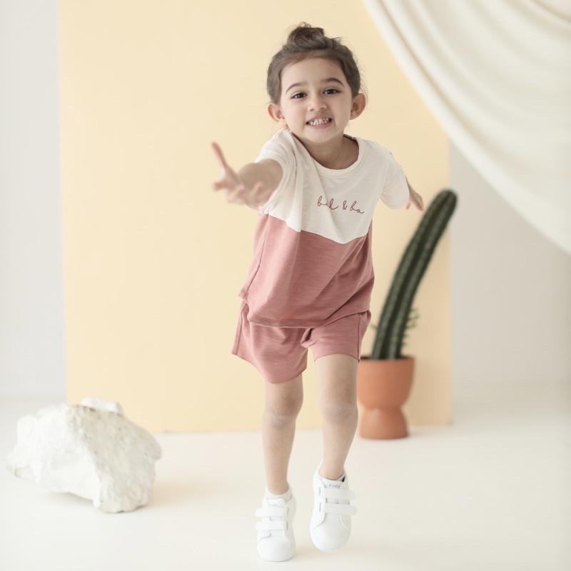 BELL AND BO ASRA OVERSIZE SETS SETELAN OVERSIZE ANAK PEREMPUAN 1-4 TAHUN