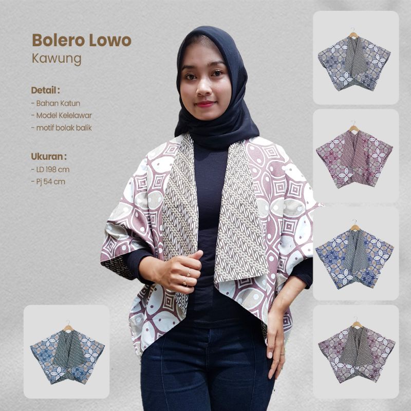 Bolero Batik Lowo - Naira Batik