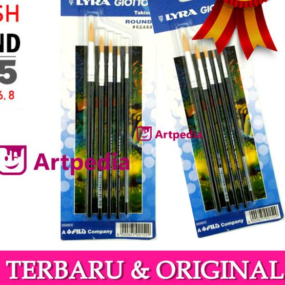 

LYRA ART BRUSH SET ROUND / KUAS BULAT SET