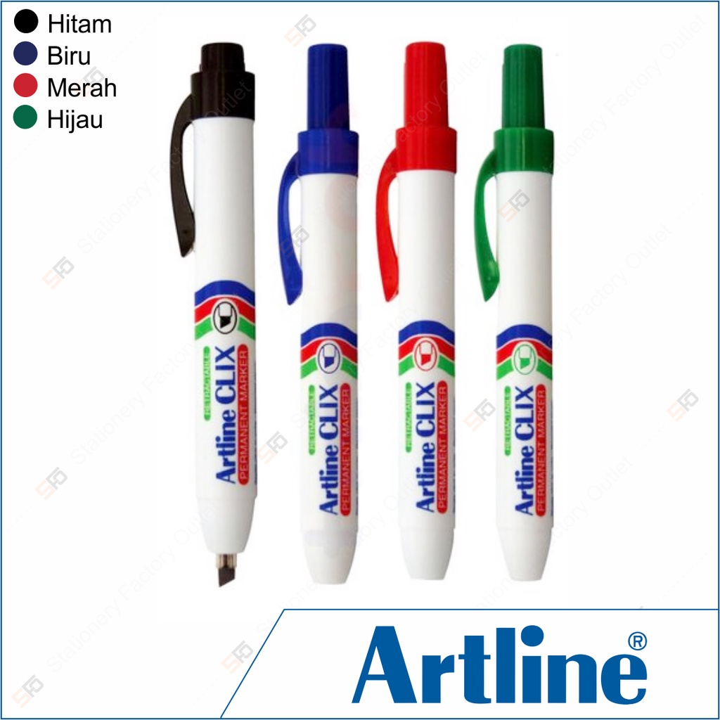 

Spidol Papan Tulis Artline Clix EK-573 - Retractable Whiteboard Marker Clicker - SFO Semarang Official