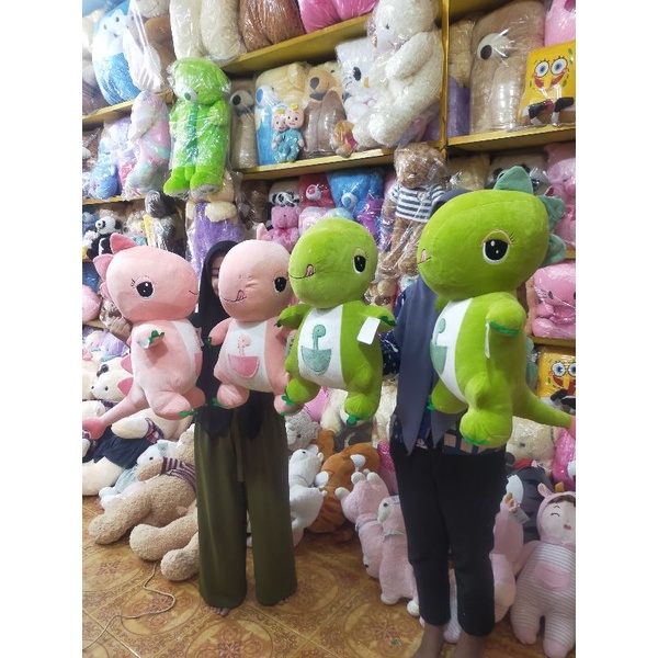 Dinosaurus Kantong Dinosaurus tirex Dinosaurus Import, Dinosaurus lucu, Dinosaurus Brontosaurus, Din