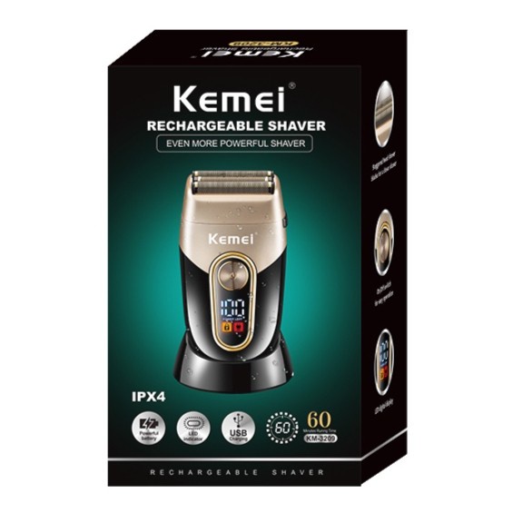 Shaver Kemei km-3209 Alat Cukur Kumis Jenggot