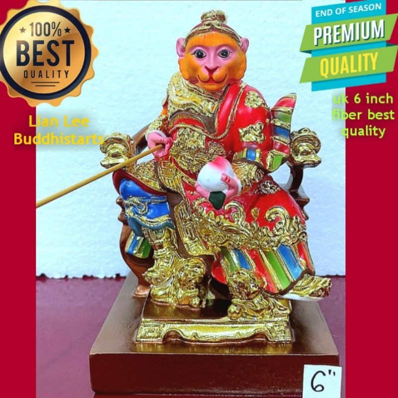 patung dewa kera sakti sunwukong sungokong uk 6 inch