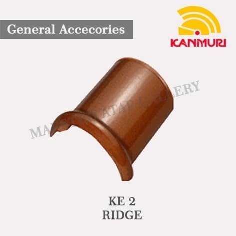 Nok atas genteng keramik Kanmuri