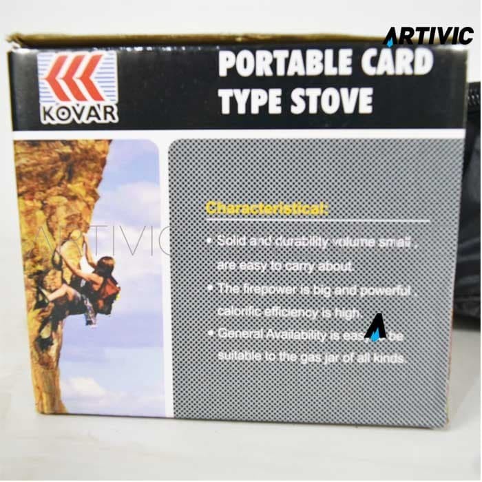 Kompor Mini Portable Kotak Kovar K202 Gunung Outdoor Stove Camping