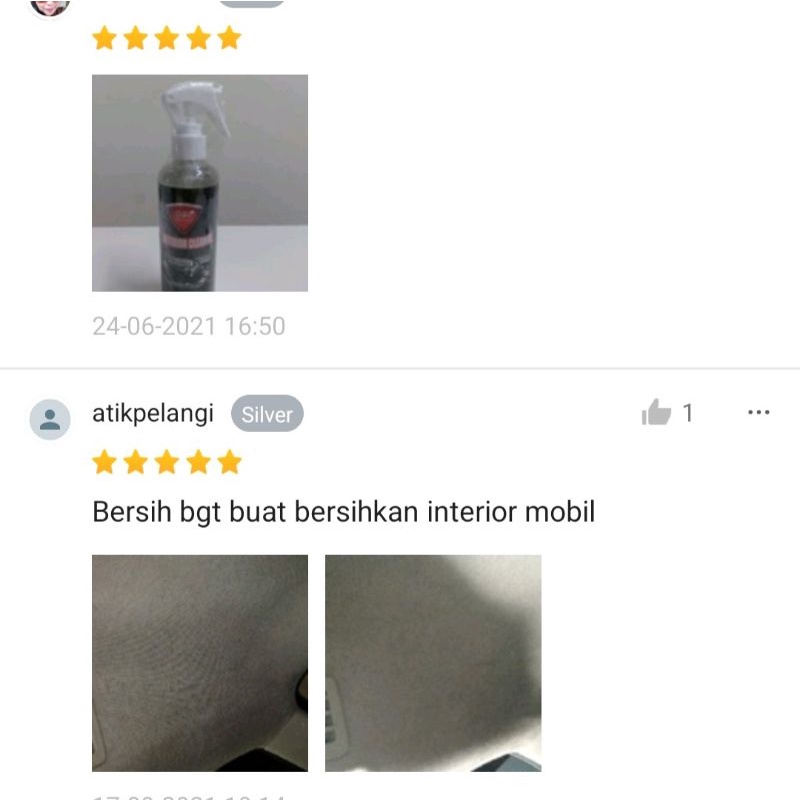 DSC Interior Cleaner / Pembersih Interior Mobil / Jok / Plafon / Dasboard / Door Trim