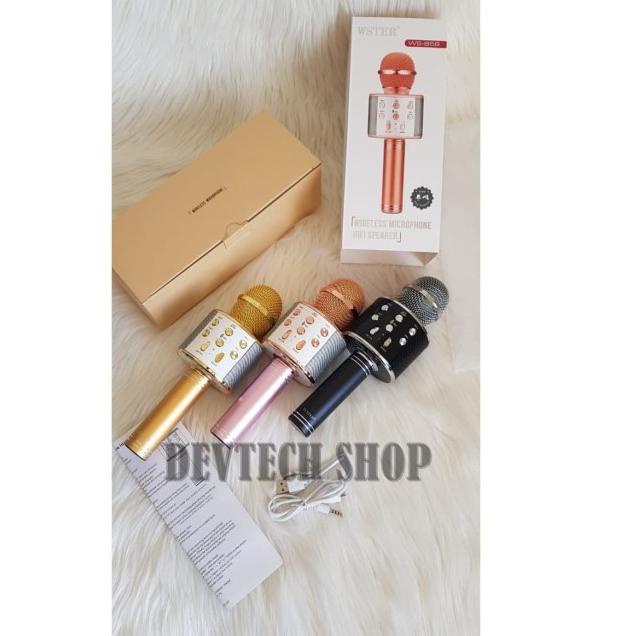 PROMO  PORTABLE WS858 / WS 858 SPEAKER SMULE ORIGINAL - Kuning