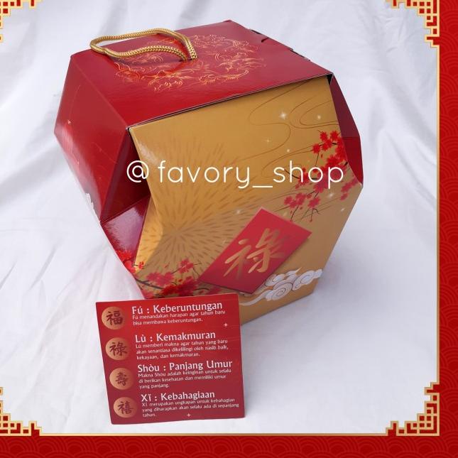 

Gable Box Imlek Lampion / Dus Toples Kuker 500gr CNY TB Lamp (5pcs)