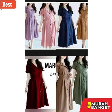 model dress terbaru 2022 Dress Lucia/baju wanita/baju hits