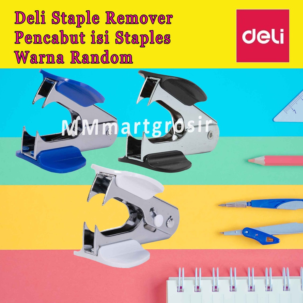 

DELI / Pencabut isi Staples / Stapler Remover / Warna Random