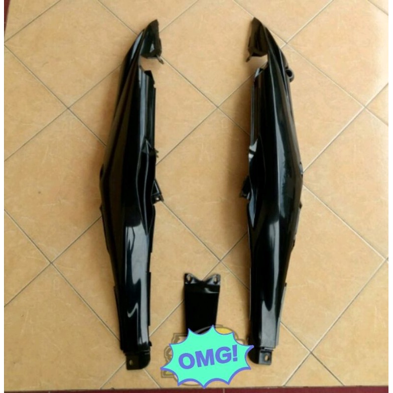 COVER BODY BELAKANG JUPITER Z NEW BURHAN HITAM cover body belakang jupiter z new burhan hitam