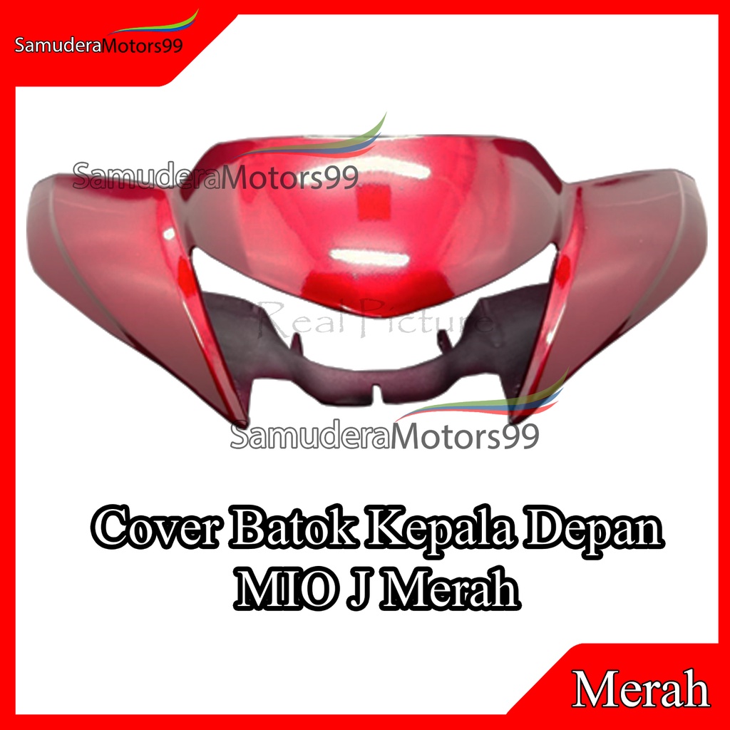 Batok Kepala Depan MIO J Merah / Cover Batok Bagian Depan MIO J