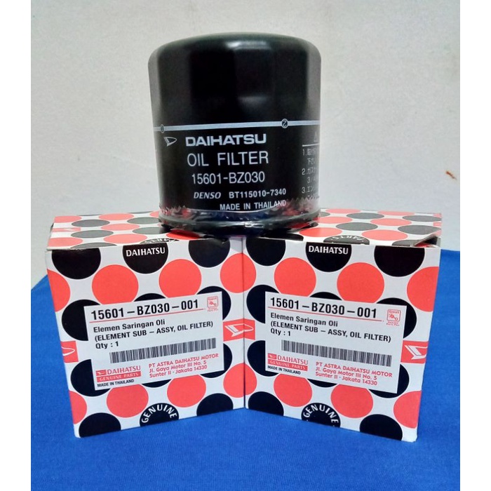 FILTER OLI DAIHATSU ORI 15601-BZ030-001