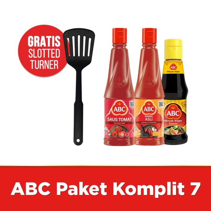 

ABC Paket Komplit Saus Sambal, Saus Tomat, dan Minyak Wijen