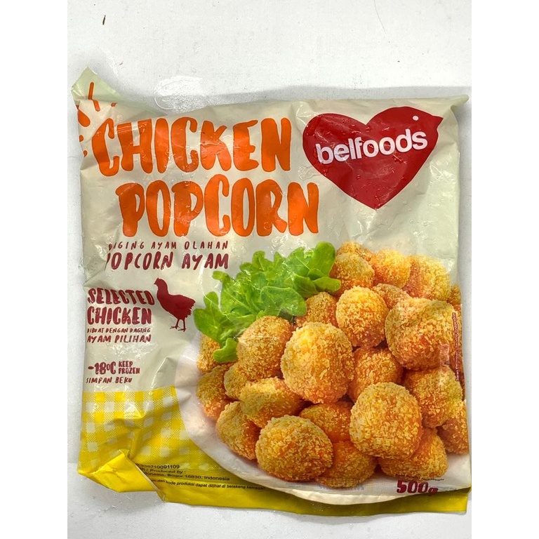 

FROZEN BELFOODS CHICKEN POPCORN 500 GR