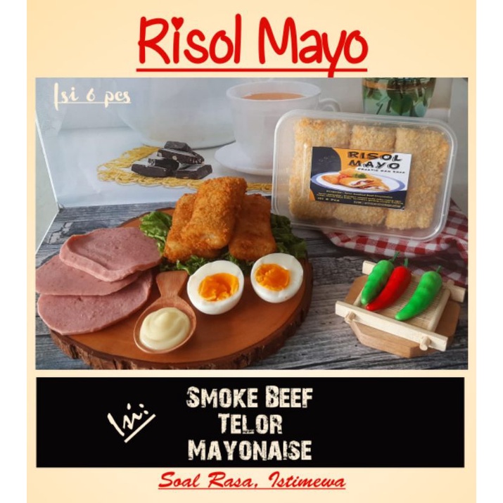 

Frozen Food - Risol Mayo, Smock Beef, Ayam, Ayam Pedas